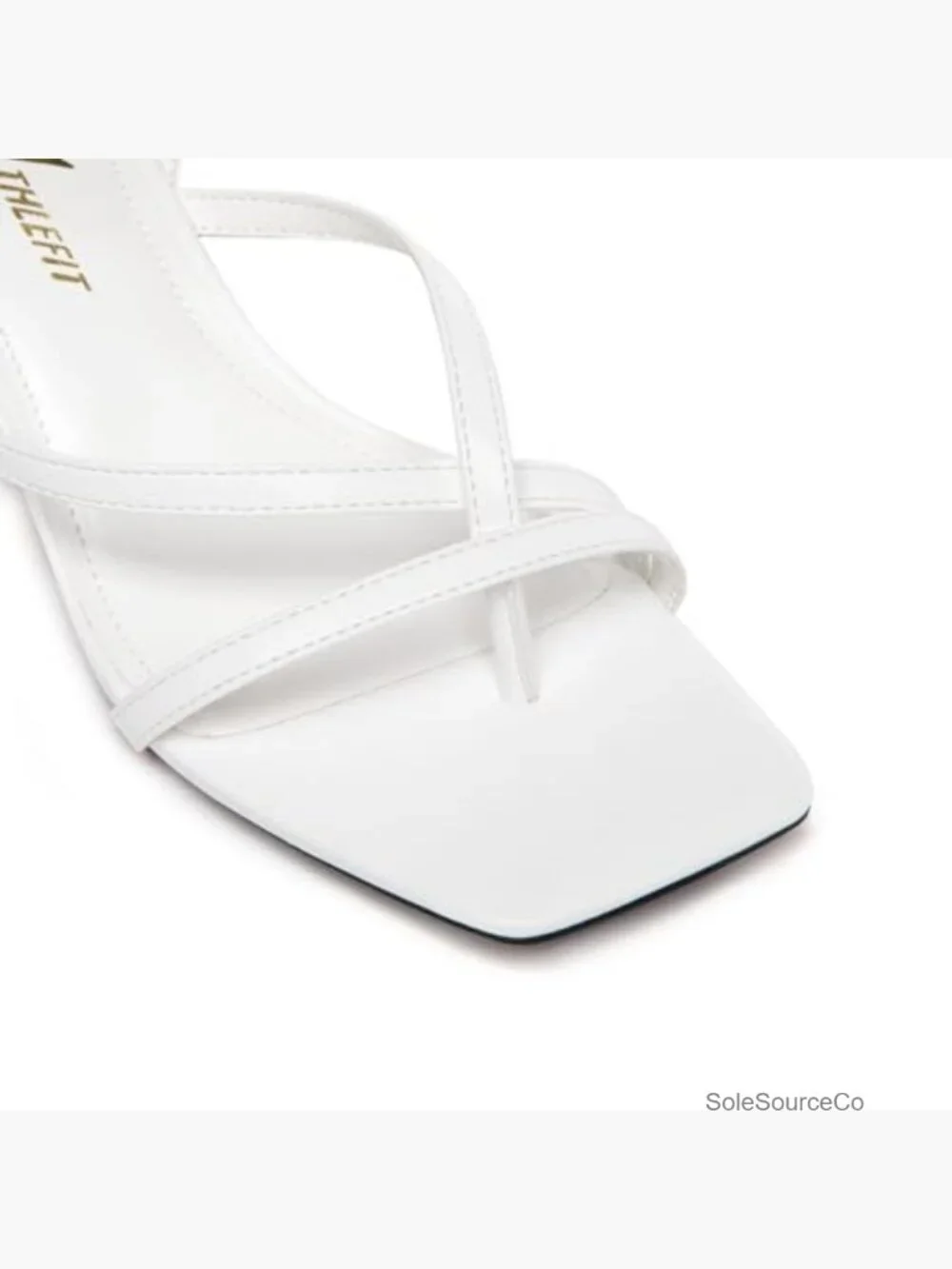 Strappy Kitten Heels Square Toe Ankle Strap Dress Sandals Low Heel